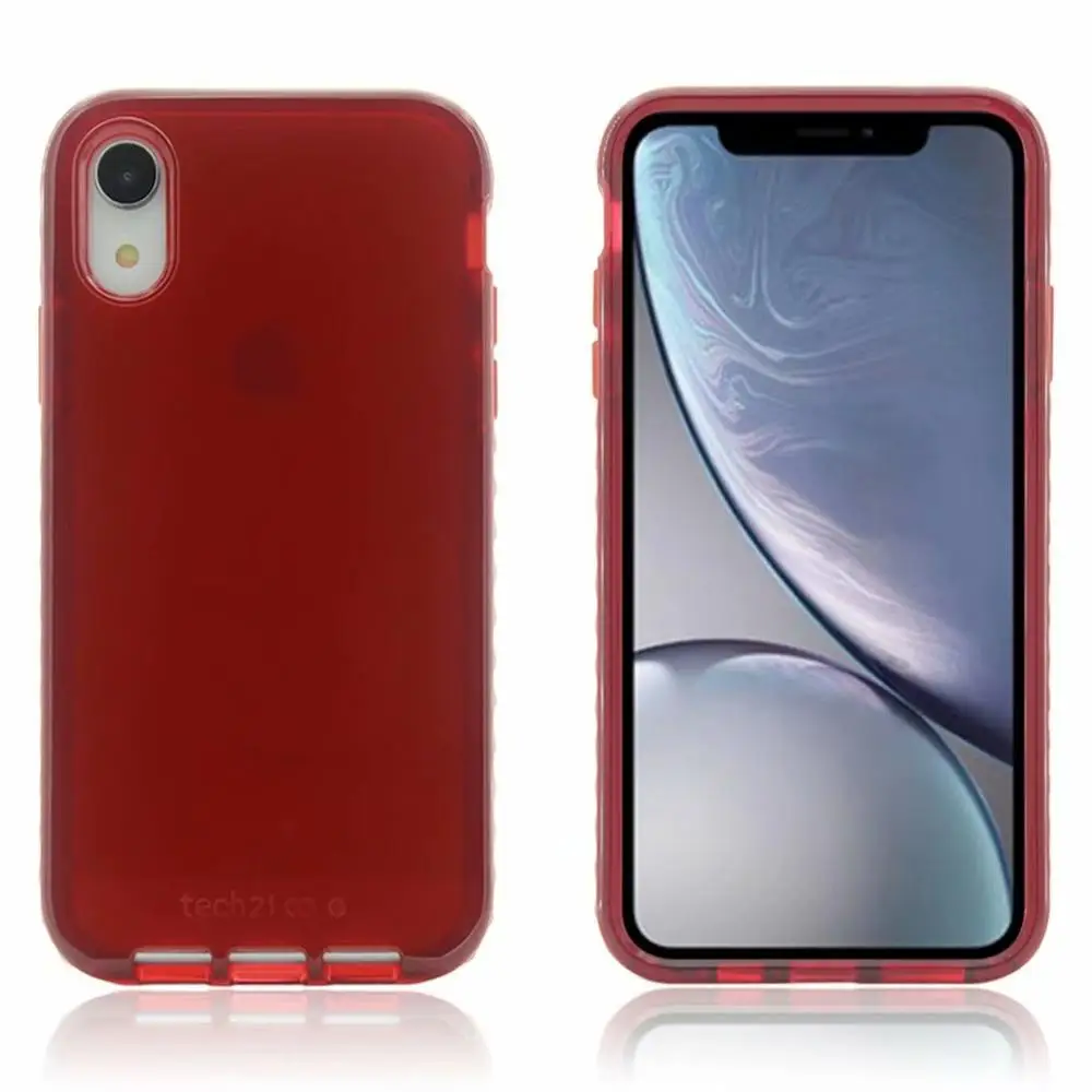 Red 16 шт./лот ТПУ+ D3O Материал ультра тонкий teching EVOROX чехол для iPhone XS Max, XR, XS 8 P/7 P 8/7 6P 6S Crashproof и защита от падения - Цвет: Red