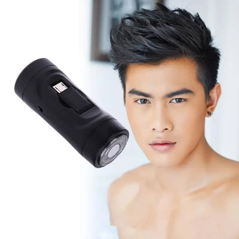 

Mini USB Shaving Razor Electric Shaver Men Face Hair Razor Beard Trimmer Shaving Machine Use in Cell Mobile Phone Face Care