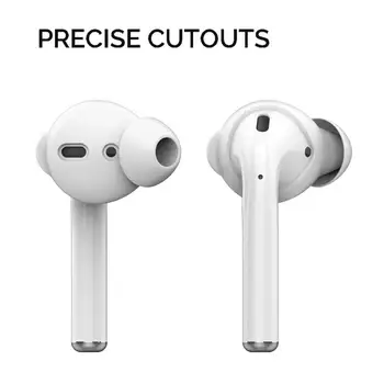 

3 Pairs Anti-lost Soft Silicone In-Ear Earbuds Casse Cover Eartips with Storage Box For-Apple EarPods/Air-Pods 1 2 Earphone case