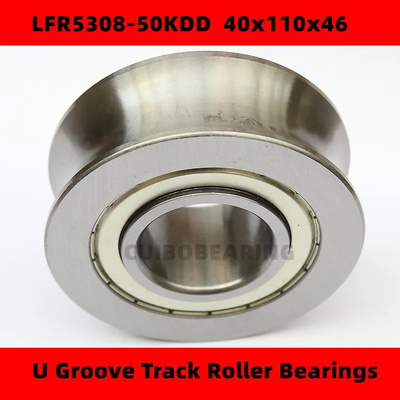 

LFR5308-50KDD Groove Track Roller Bearings LFR5308 size:25*72*25.8mm