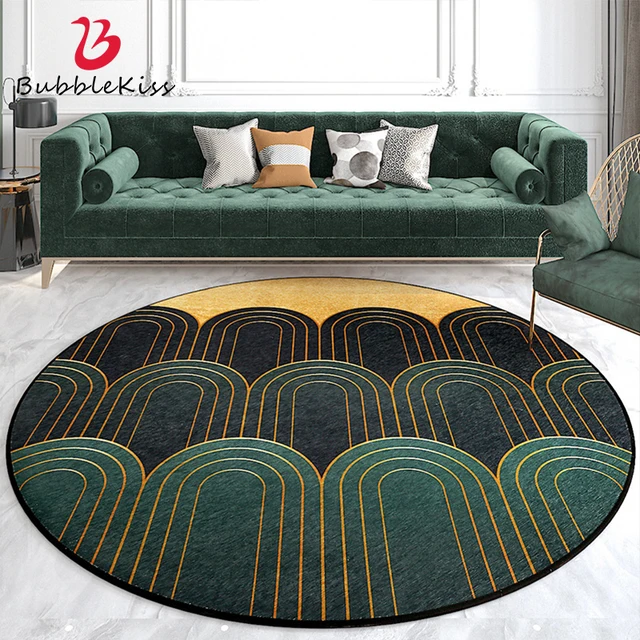 Fashion Round Rugs And Carpets For Home Living Room Decoration Nordic Round Area Rugs For Bedroom Home Decor Floor Mat Kids Play 1