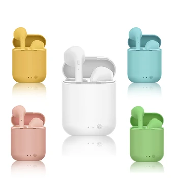 Auriculares TWS Mini-2 inalámbricos por Bluetooth 5,0, Auriculares deportivos con micrófono y caja de carga para iPhone y Xiaomi PK i9s i7s