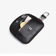 Натуральная кожа винтажные кошельки для ключей унисекс чехол для ключей модный Органайзер RFID держатель для карт сумка ключница держатель для ключей