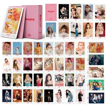 

53 Pcs / Set Kpop Blackpink 2020 WELCOMING COLLECTION Lisa Jennie Rose Jisoo LOMO Photograph Cards Fans Gift