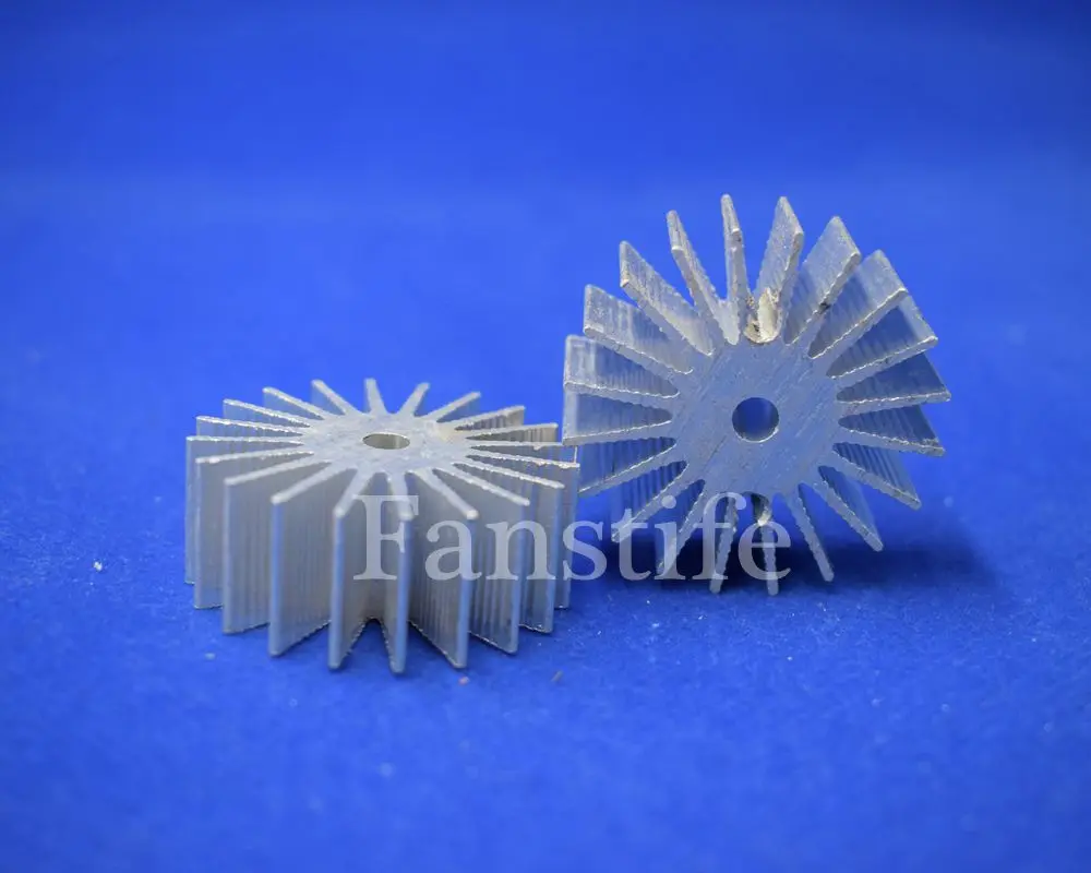 1W 3W High Power Led Star Radiator 36mm Height 14mm Aluminum heatsink