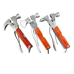 Hammers Survive Tools Lifesaving Hammer Portable Mini Axe Hammer Camping Multifunctional Tool Claw Hammers Cone Hammers