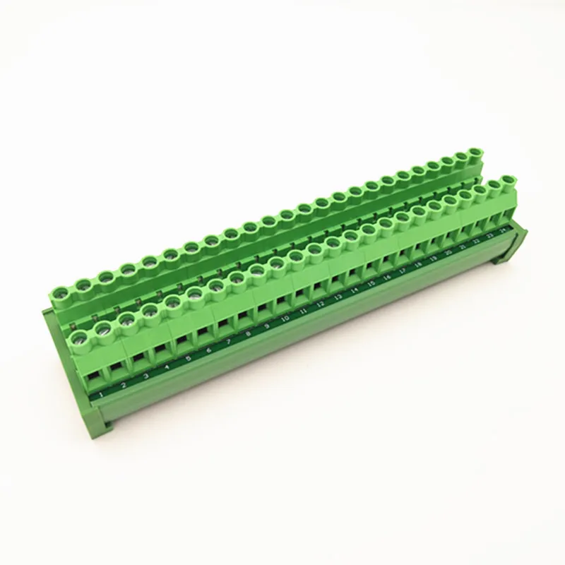 DIN рейка крепление 30A/300V 24 позиций Клеммная колодка модуль распределения
