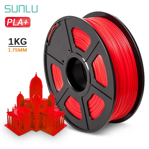 SUNLU PLA Filament 1KG 1.75mm PLA PLUS 3D Print Filament Pen Consumable 1.75mm Material PLA Plus Extruder Filament For DIY Craft petg 1.75 3D Printing Materials