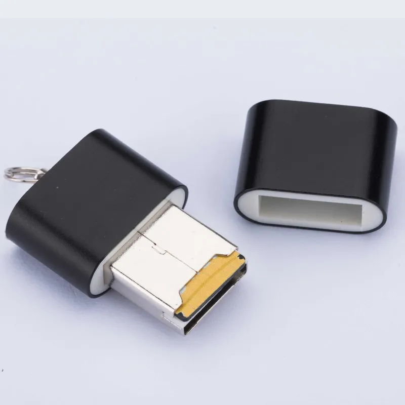 Высокоскоростной USB 2,0 интерфейс Micro SD TF T-Flash устройство для чтения карт памяти адаптер легкий портативный мини карты памяти оптом