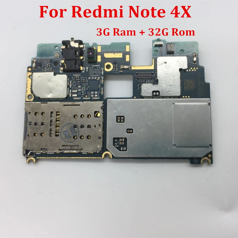 Разблокированная материнская плата Redmi note 4X 4 глобальная версия Snapdragon 625 гибкий