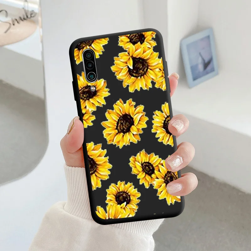 For Meizu 16xs Protective Shell Silicone Soft Shell Phone Case Candy Color Case Fashion Silicone Color Chrysanthemum cases for meizu Cases For Meizu