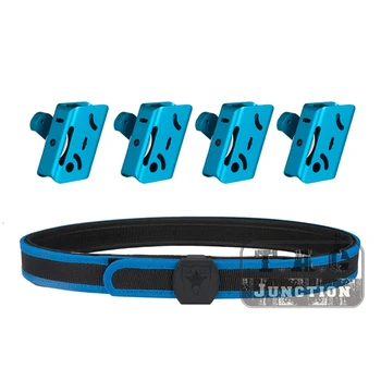 

IPSC Magazine Pouch USPSA IDPA Competition High Speed Shooting Inner & Outer Belt w/ 4x Adjustment Race Master Aluminum Pistol