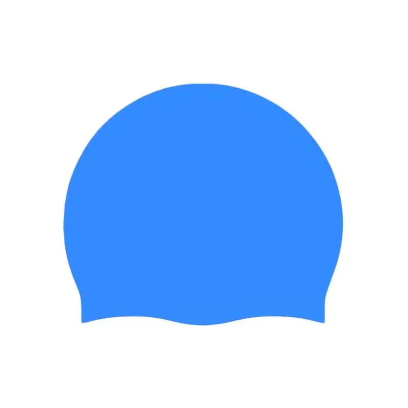 blue Купальные кепки, эластичные, прочные, унисекс, спортивные, белые, черные, розовые, красные, женские, мужские, купальные шапки, синий, темно-синий, чистый цвет, разные цвета - Цвет: blue