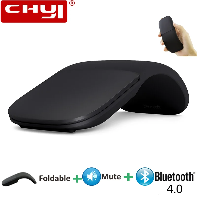 Bluetooth ультратонкая эргономичная портативная игровая мышь с сумкой для мыши