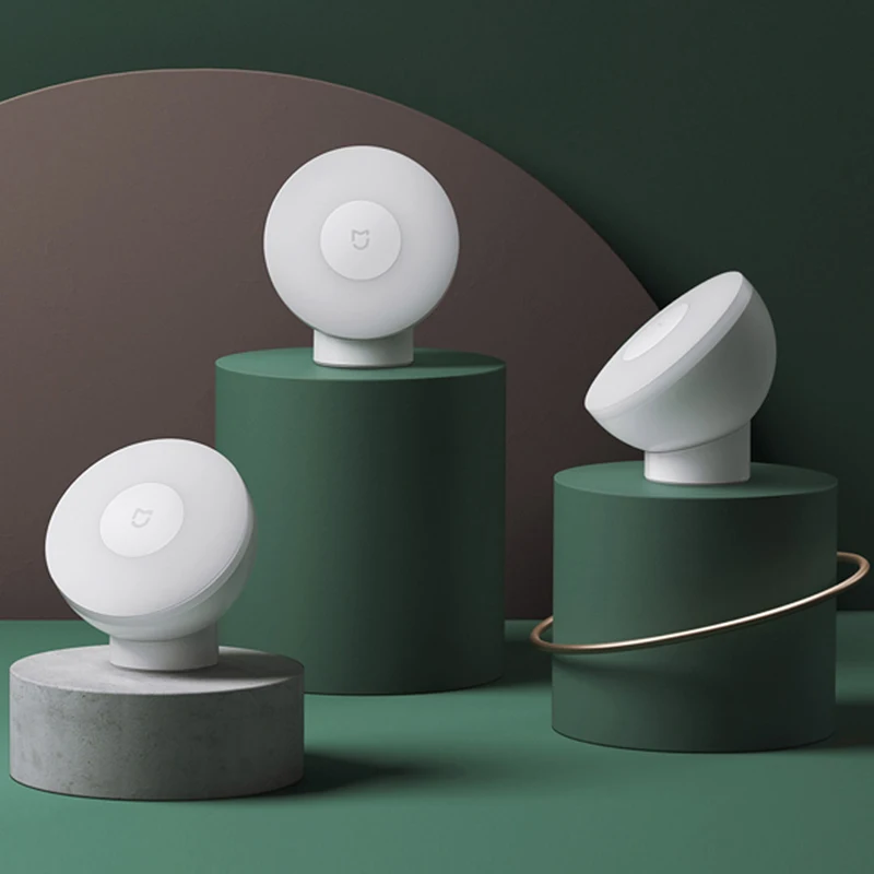 Новинка 2019 г. светодиодный индукционный ночник Xiaomi Mijia 2 с поворотом на 360 градусов