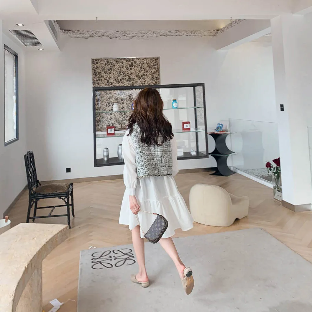 

Graceful Waistcoat Women's 2019 New Style Autumn Korean-style Early Autumn Short Coat Loose-Fit Versatile Vest Autumn And Winter