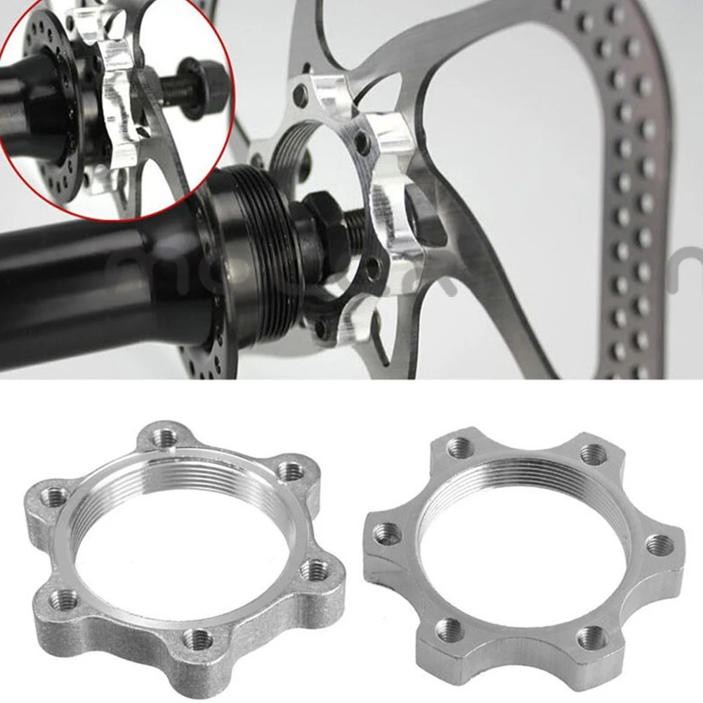 1pc Bike Bicycle Freewheel Threaded Hubs Disk Disc Brake Rotor 6bolt