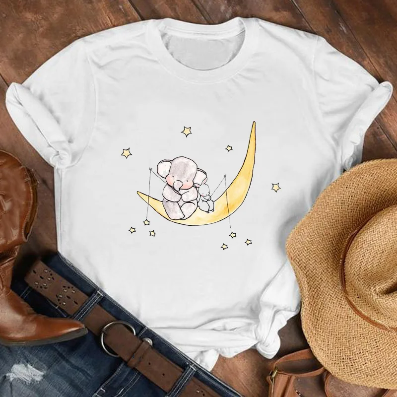 Women Lady Cat Paw Kawaii 90s Fashion Ladies Girl Cartoon Shirt Clothes Tshirt Tee Womens Top Female Print T Graphic T-shirt palm angels t shirt Tees