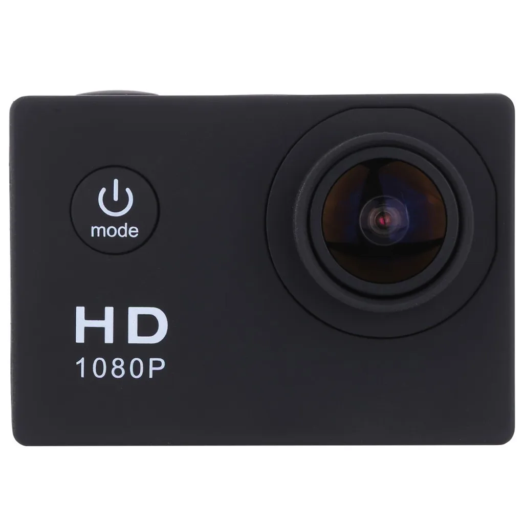 BK Для бытовой электроники HD 1080P спортивная водонепроницаемая камера DVR Cam DV видеокамера 11,21 - Цвет: BK