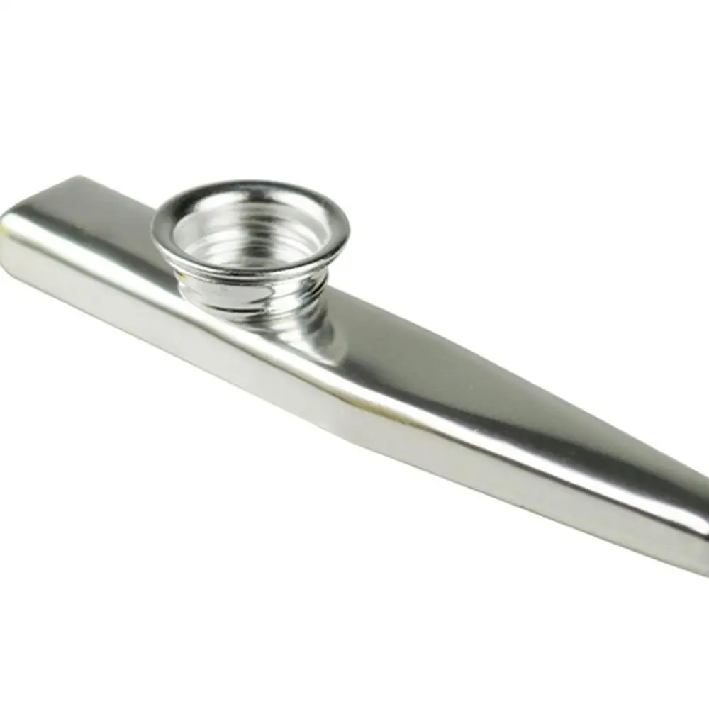 Высокое качество металлический материал kazoo из Британии инструмент Прямая поставка - Цвет: sliver