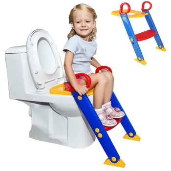 

Kidlove Children Folding Toilet Ladder Baby Toilet with Pedal Adjustable Version