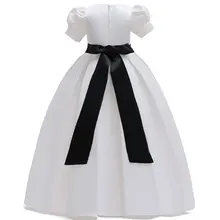 Детские Вечерние платья с пышными рукавами для девочек, нарядные платья, нарядные платья принцессы для выступлений