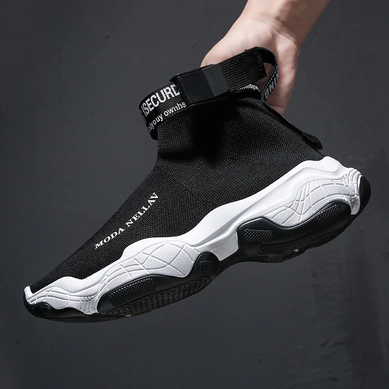 Новинка мужские кроссовки Flyknit дышащая повседневная мужская обувь светильник