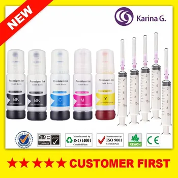 Yotat ユニバーサル diy ciss キット 4 色 ciss インクタンクアクセサリー hp 21 22 60 61 56 57 74 75 901 121 300 122 301