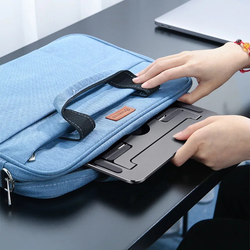 Llano Aluminum Alloy Notebook Stand Lift Table Multi-speed Adjustment Foldable portable Notebook St