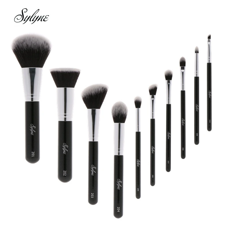 For Sale Makeup-Brush-Set Foundation-Powder Sylyne High-Quality 10PCS Blush Professional Classic KynAMrK7