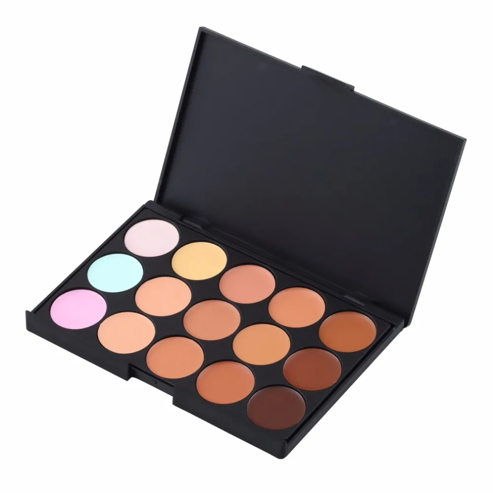 

Concealer Palette 15 Colors Professional Women Makeup Base Facial Beauty Concealer Camouflage Cream Contour Palette Cosmetics