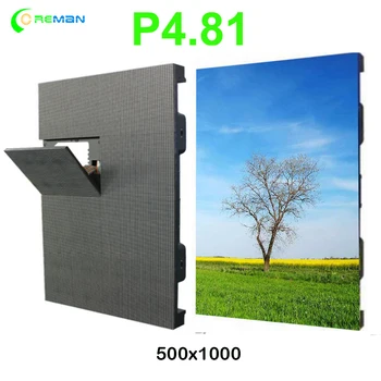 

P4.81 led display panel 500x1000 slim video panel stage concert parts rental led panel p3.91 p4.81