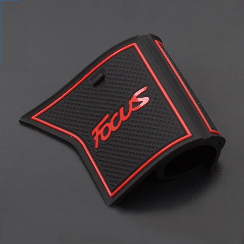 

For Ford FOCUS 4 MK4 2019 2020 2021 Anti-Slip Gate Slot Mat Rubber Coaster Door Groove Mats Cup Holders Non-slip Mats Accessorie