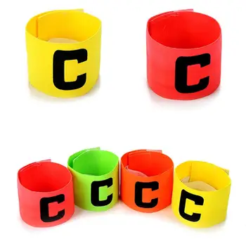 

Football Armband Soccer Competition Armbands Gift Jerseys Sports Games Nylon 3 Color Captain Outdoor Reusable Adjustable
