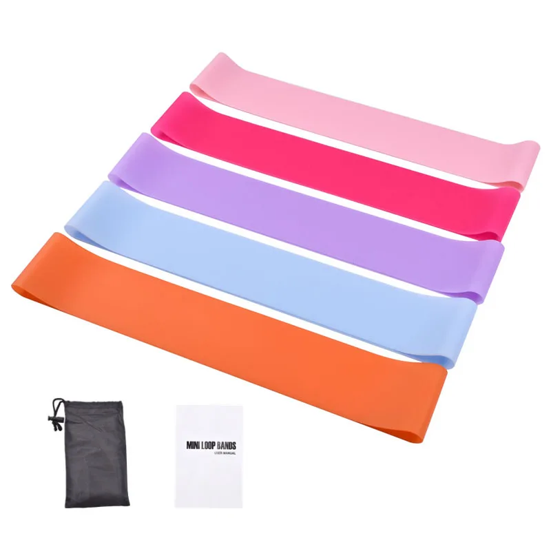 

Fitness Resistance Bands Set Elastic Silicone Bands For Women Hip Yoga Exercise Gym Pilates Home Bodybuilfing Workout Equipment