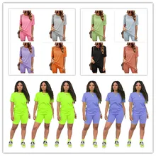 

Tracksuit Female Suit with Shorts for Women 2 Piece Sets Women Outfits Oversize Shorts Set Woman Summer Tracksuit Woman Big Size