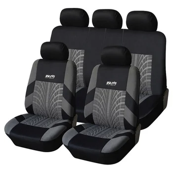 

Car Seat Cover Tire Pattern Style Universal Fit Most Cars Automobiles Seat Covers Full Set Protector Interior Accessories
