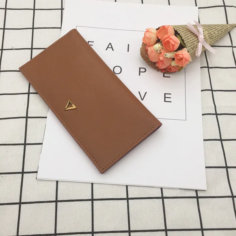 

New Fashion female long wallet cow real leather for women cowhide credit card holder thin mobile bag lady clutch bag free shipping