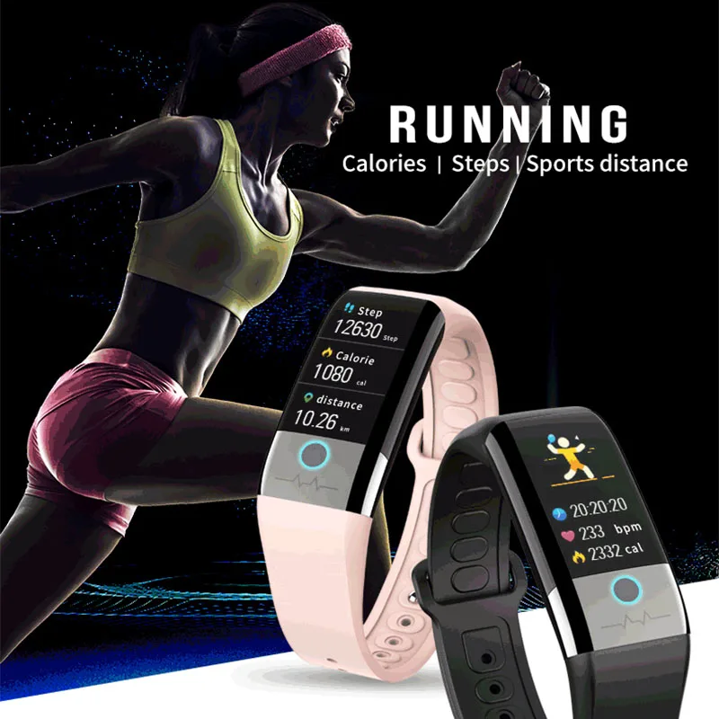 X1 Спортивные Bluetooth мужские смарт браслет PPG + ECG часы кровяное давление Пульс IP67