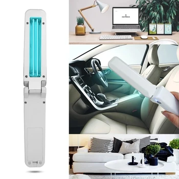 

UV Disinfection Lamp UVC Light Handheld UVC Lamp Foldable Ultraviolet Cleaning Light Portable Travel Wand for Vehicle Home Pet