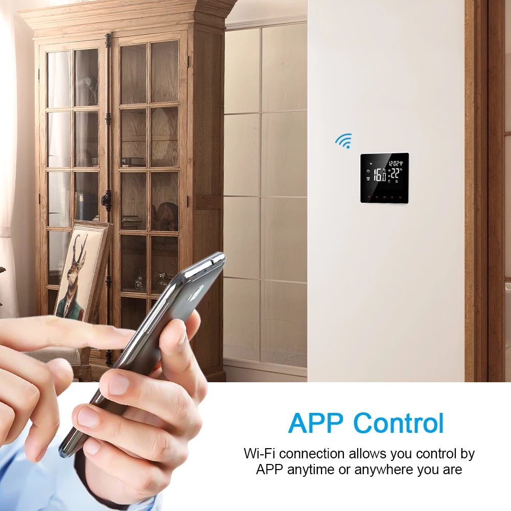 AVATTO WiFi Smart Thermostat,Electric floor Heating Water/Gas Boiler Temperature Remote Controller with Tuya APP termostato wifi