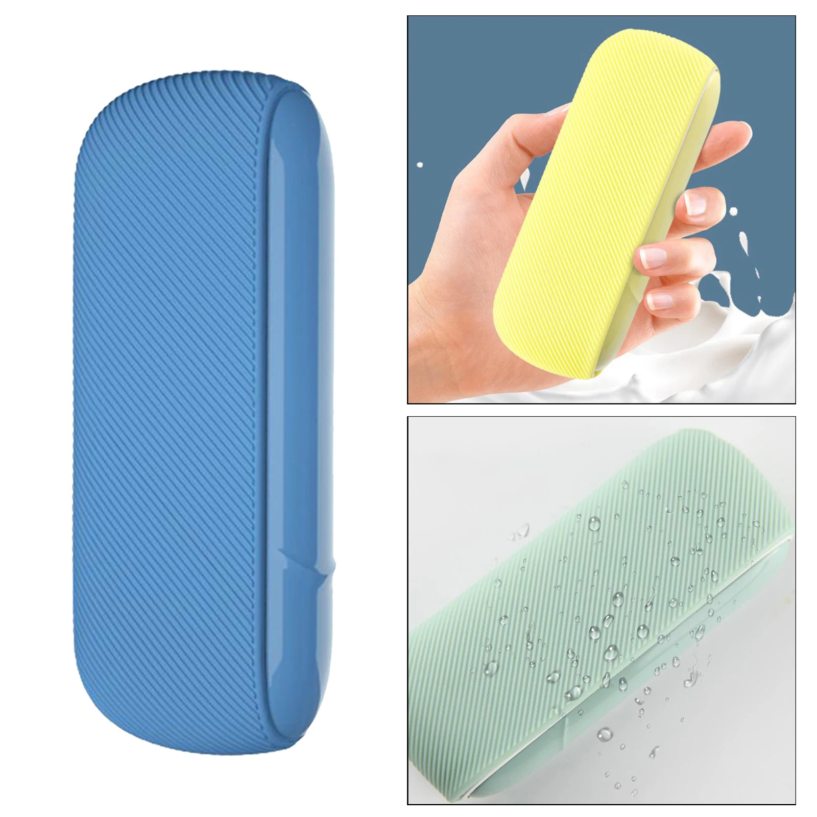 Twill Durable Soft Texture Case for IQOS 3.0 Protective Silicone Rubber Sleeve Cover Shield Wrap 