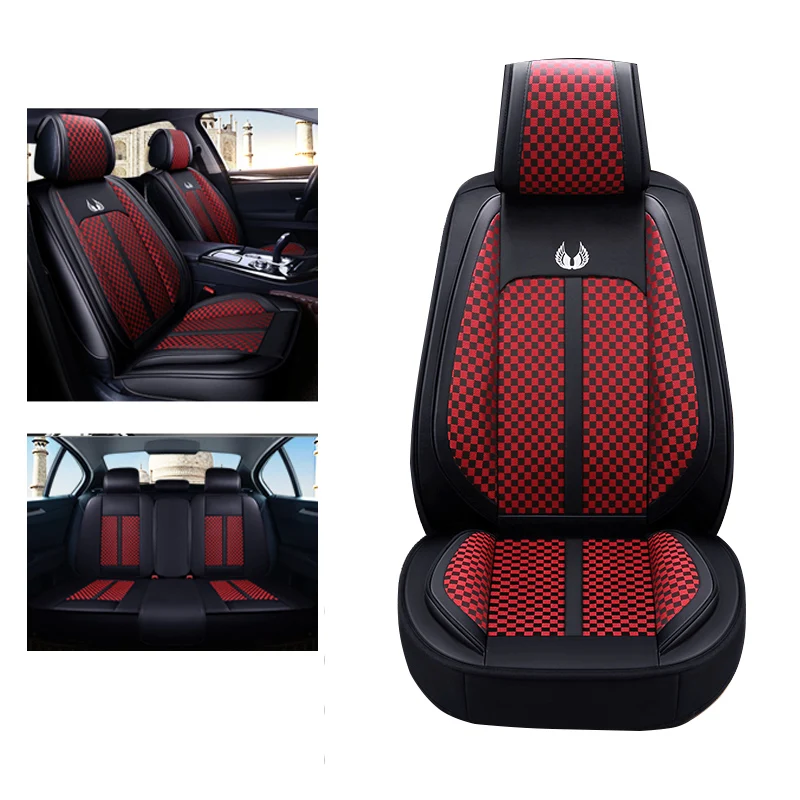 Чехол на автомобильное сиденье для Mitsubishi Asx Carisma Eclipse Cross Galant L200 Lancer 9 10 Ex Ix X Montero 2012 2013 - Название цвета: Red