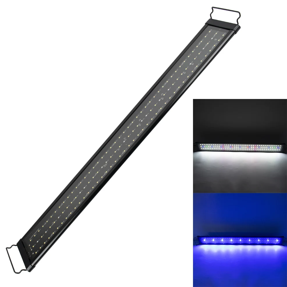 

20W 129LED Full Spectrum Water Grass Lamp 35.43inch Black US Standard ZC001221 (Suitable For 35.43-43.3inch Long Aquarium) LB88