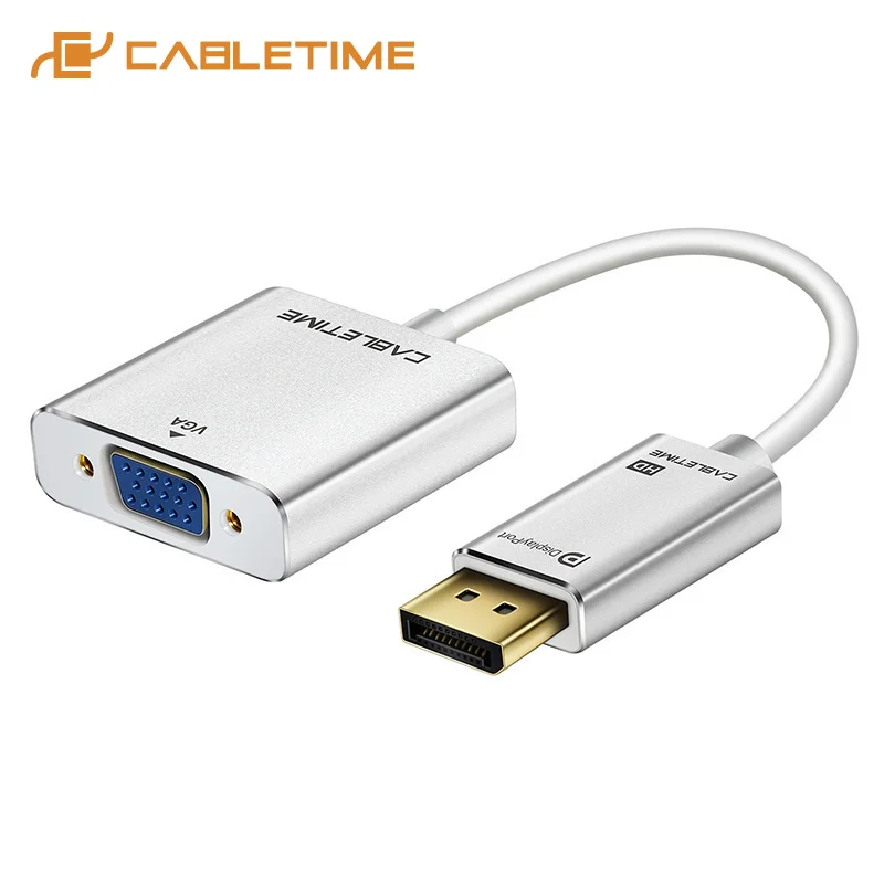 Адаптер для Macbook проектора ноутбука C088 1080P DisplayPort VGA DP VGA|Кабели VGA| |