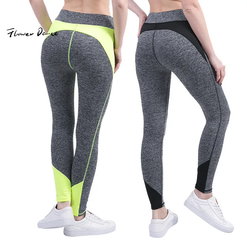 FlowerDance Спортивная Леггинсы для йоги брюки колготки женские леггинсы спорта