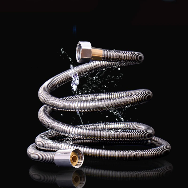 flexible shower head hose handheld water extra lon