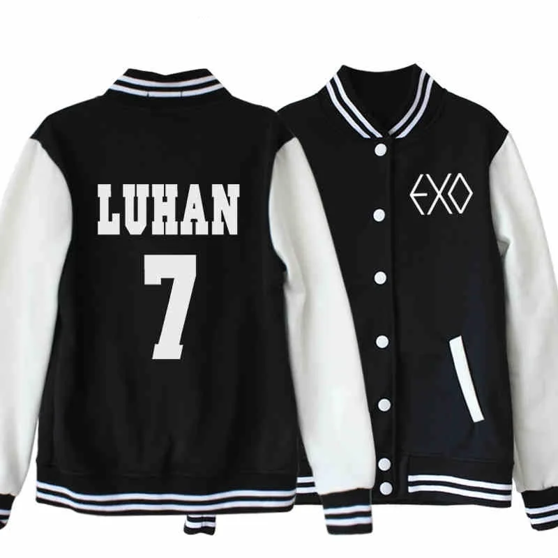 

Names with Numbers Selectable Shoe Size EXO Celebrity Style Baseball Uniform Sehun Chanyeol White Yin Deer Han Should Aid Clothe