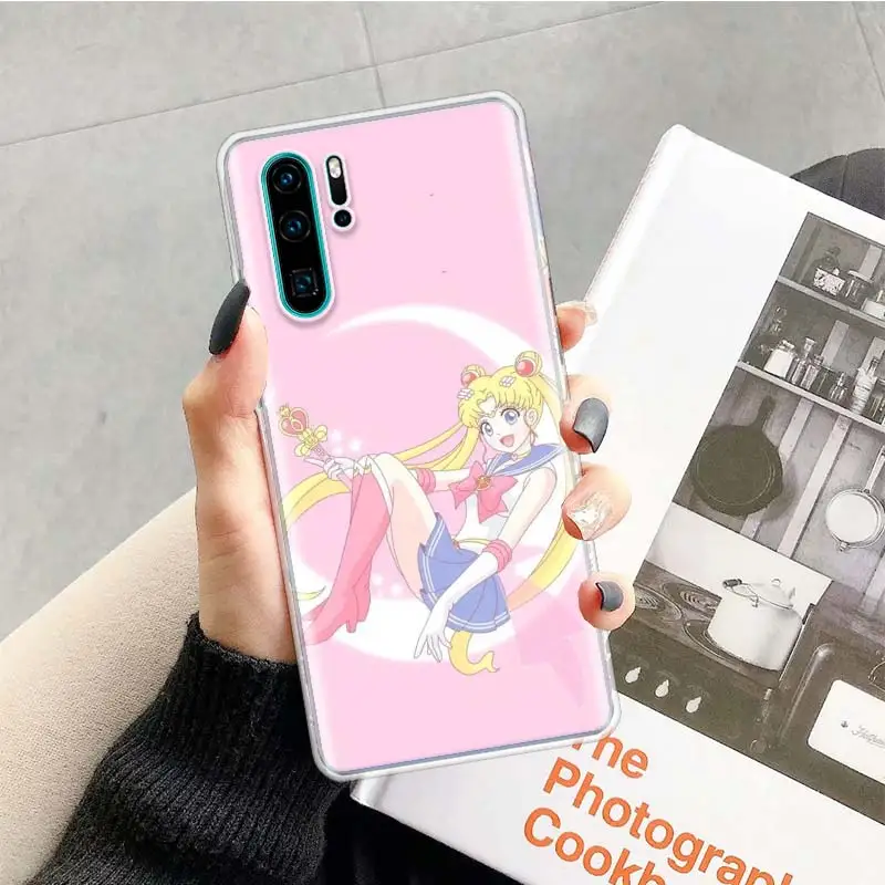 Чехол с аниме Сейлор Мун для huawei P20 P30 P Smart Z Plus P10 mate 30 10 20 Lite Pro силиконовый чехол для телефона - Цвет: TR240-9