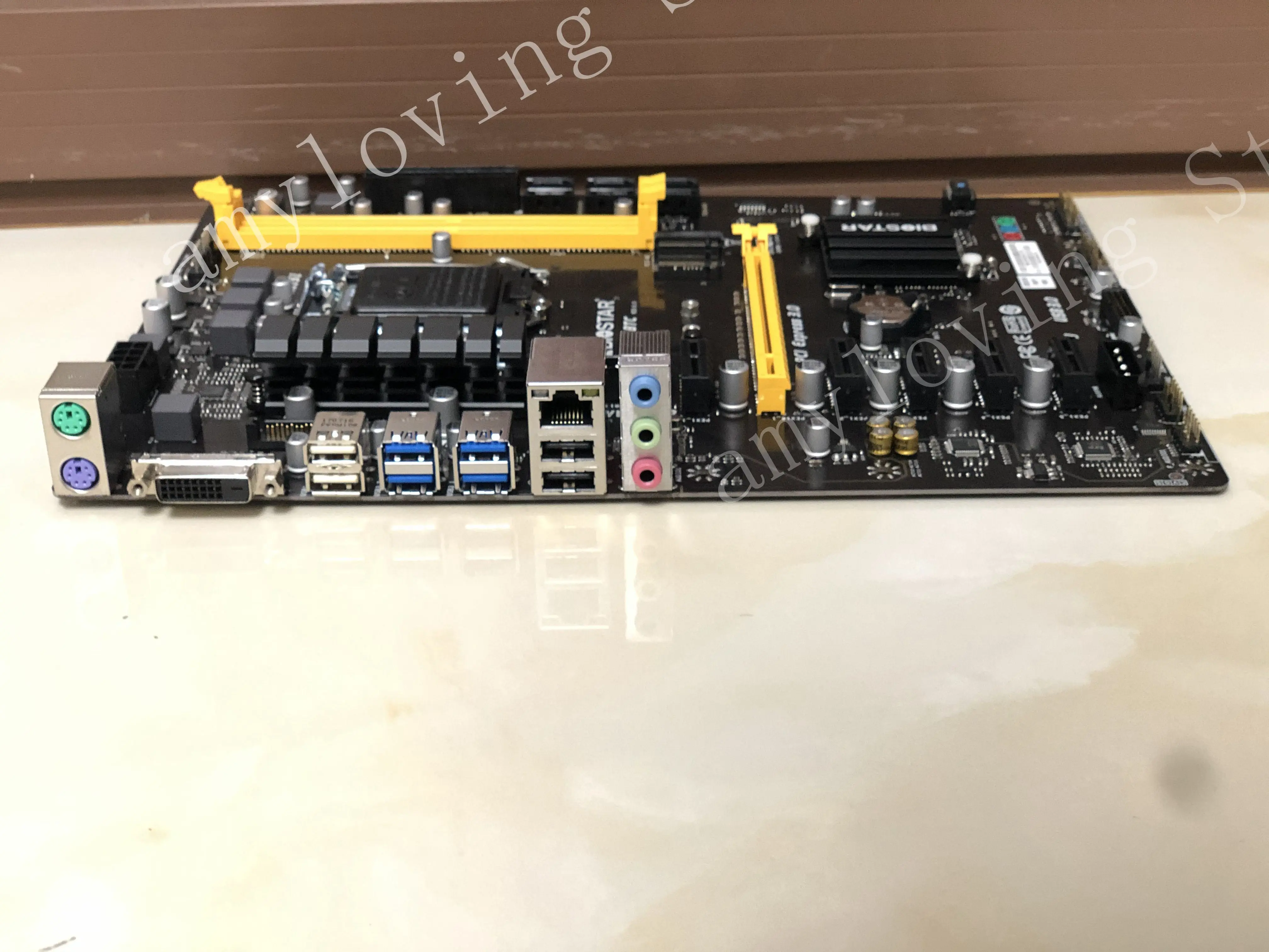 Placa-mãe para Biostar Nova Mineração Cartões B250 Lga 1151 Ddr4 Tb250 Atx Btc 6 Mainboard Tb250-btc 6pcie Gpu 2 Placa-mãe para biostar tabletes 6pcie gpu, placa